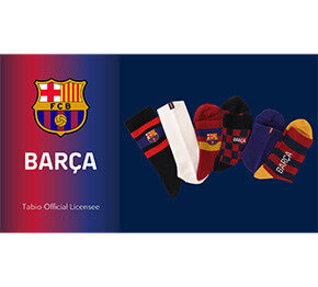 靴下屋『FCバルセロナの公式ライセンス靴下が販売開始！』